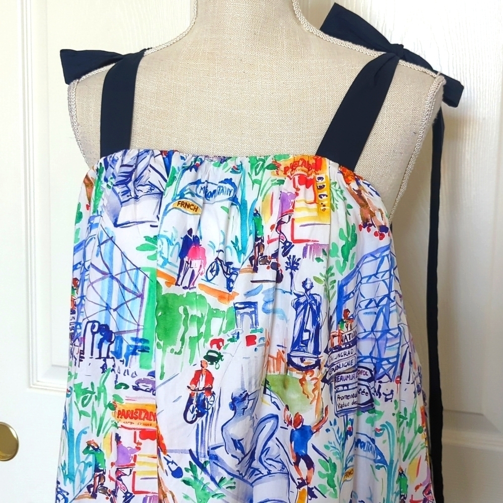 Colorful Abstract Maxi Dress - Picture 9 of 11